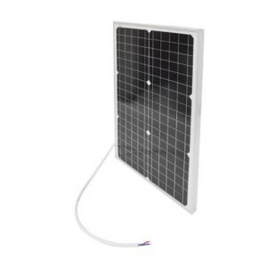 Panou solar 10W fotovoltaic monocristalin cu cablu de conectare si tensiune maxima 18V 340x231x18mm Breckner Germany