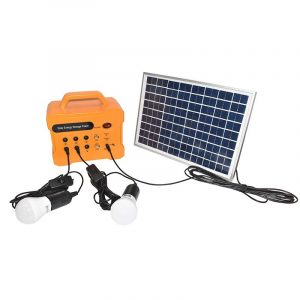 Sistem panou solar cu radio FM /MP3 si 2 becuri 12V/3W Breckner Germany
