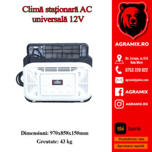 Clima stationara AC universala 12V 700W 30A 970x858x150mm