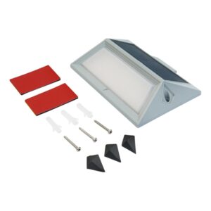 Lampa SMD-LED 1,6W cu panou solar pentru scari si gard 2V/0,58W si baterie 1,2V/1000mAh Breckner Germany
