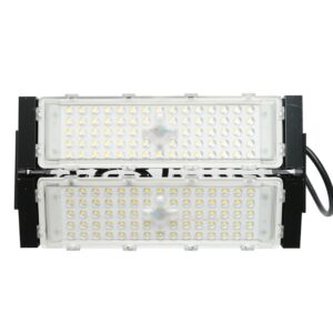 Lampa LED tip proiector iluminat stradal 100W temperatura culoare 6500K, protectie IP67