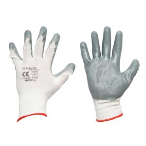 Manusi protectie bumbac alb-gri marimea 10 Breckner Germany