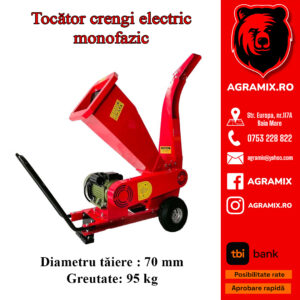 Tocator crengi electric monofazic TC 4kW-70 grosime max crengi 70mm 95kg Breckner Germany
