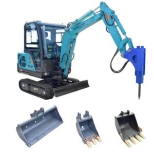 Mini excavator senilat Breckner Germany cu cupe picon 27CP cu cabina