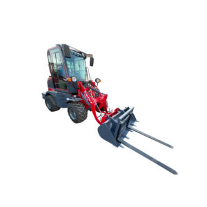 Incarcator frontal vola WOLF 0.8 T cu cupa si furca paleti 35CP