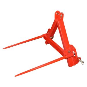 Furca spate pentru incarcat baloti 33kg cu 2 tepuse 800mm