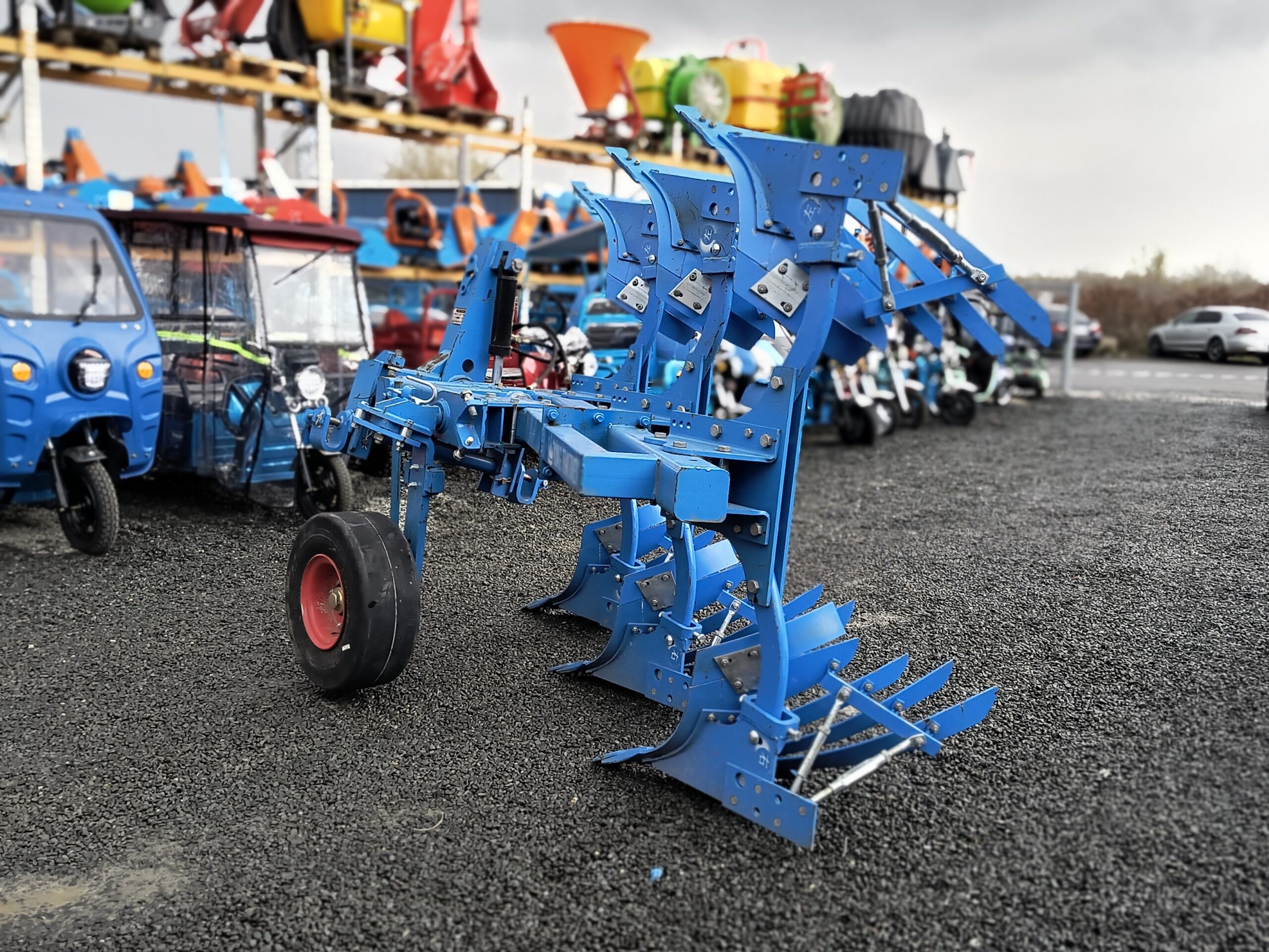 Plug agricol cu 3 trupite reversibil hidraulic crestate 2 furtune - imagine 10