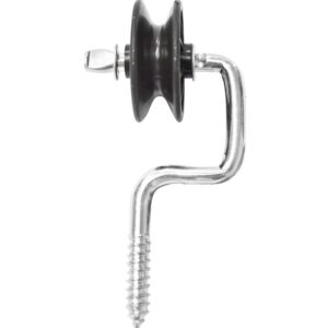 Izolator negru cu fanta fi 6.9mm 107x54mm gard electric Breckner Germany