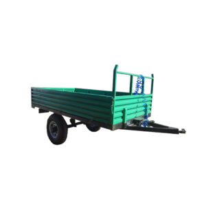 Remorca agricola 3 T basculabila manual cu frana pe aer