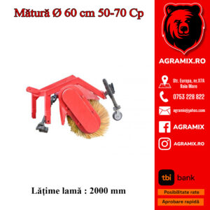 Matura latime 2m Ø60cm 50-70CP