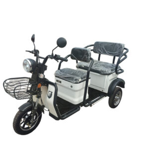 Triciclu electric 1000W Thor TRAVEL alb cu permis 60V32Ah 26km/h
