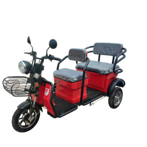 Triciclu electric 1000W Thor TRAVEL rosu cu permis 60V32Ah 26km/h