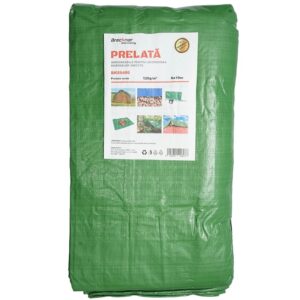 Prelata cu ochiuri de prindere 120g/m2 verde 6 x 10 m Breckner Germany