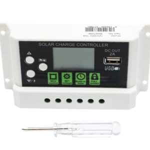 Regulator tensiune pentru panou solar 10A 12V/24V port USB 5V/2A Breckner Germany