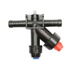 Stropitor complet intermediar cu o diuza si un picurator pentru instalatie erbicidator