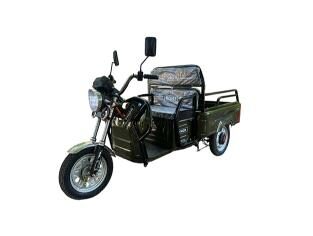 Triciclu electric 650W Thor CITY ECO green army fara permis 48V20Ah 25km/h