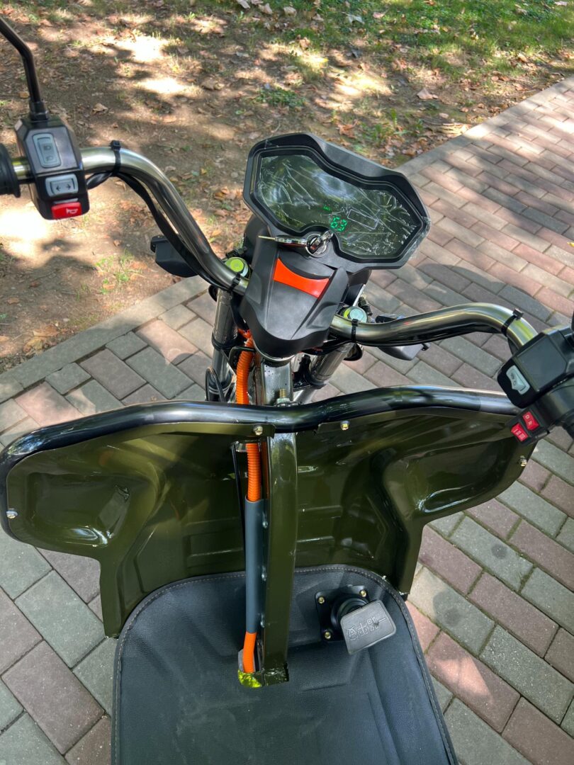 Triciclu electric 650W Thor CITY ECO green army fara permis 48V20Ah 25km/h TRANSPORT GRATUIT - imagine 7