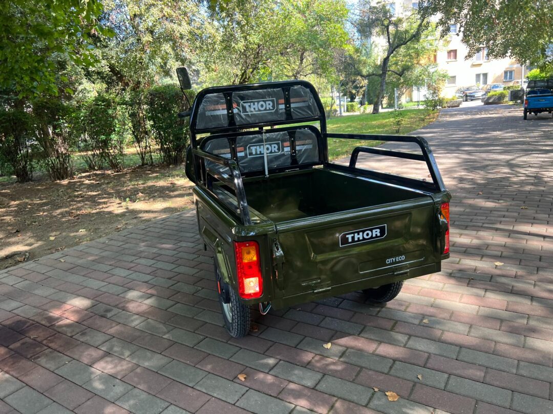 Triciclu electric 650W Thor CITY ECO green army fara permis 48V20Ah 25km/h TRANSPORT GRATUIT - imagine 24