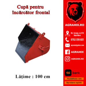 Cupa pentru incarcator frontal latime 100 cm