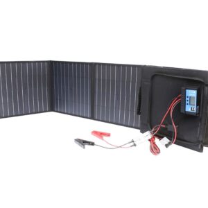 Panou solar 100W monocristalin cu 5 segmente (325x330mm) portabil tip valiza Breckner Germany