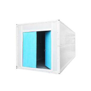 Container pliabil pentru depozitare 5800x2460x2510mm cu usa dubla si instalatie electrica