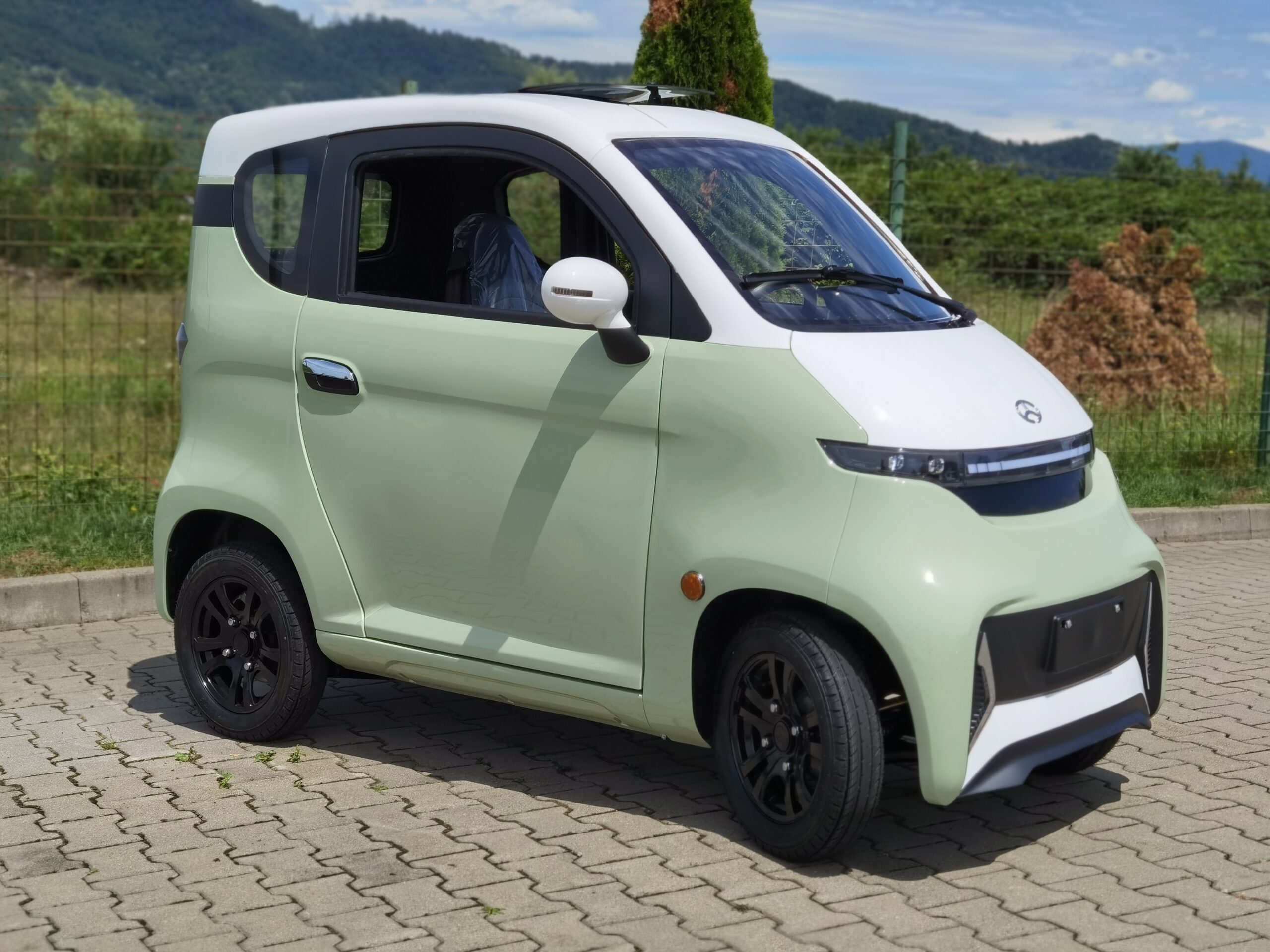 Masina electrica AERA SQ4 verde 3000 W 100 Ah fara permis limitata la 25 km/h - imagine 10
