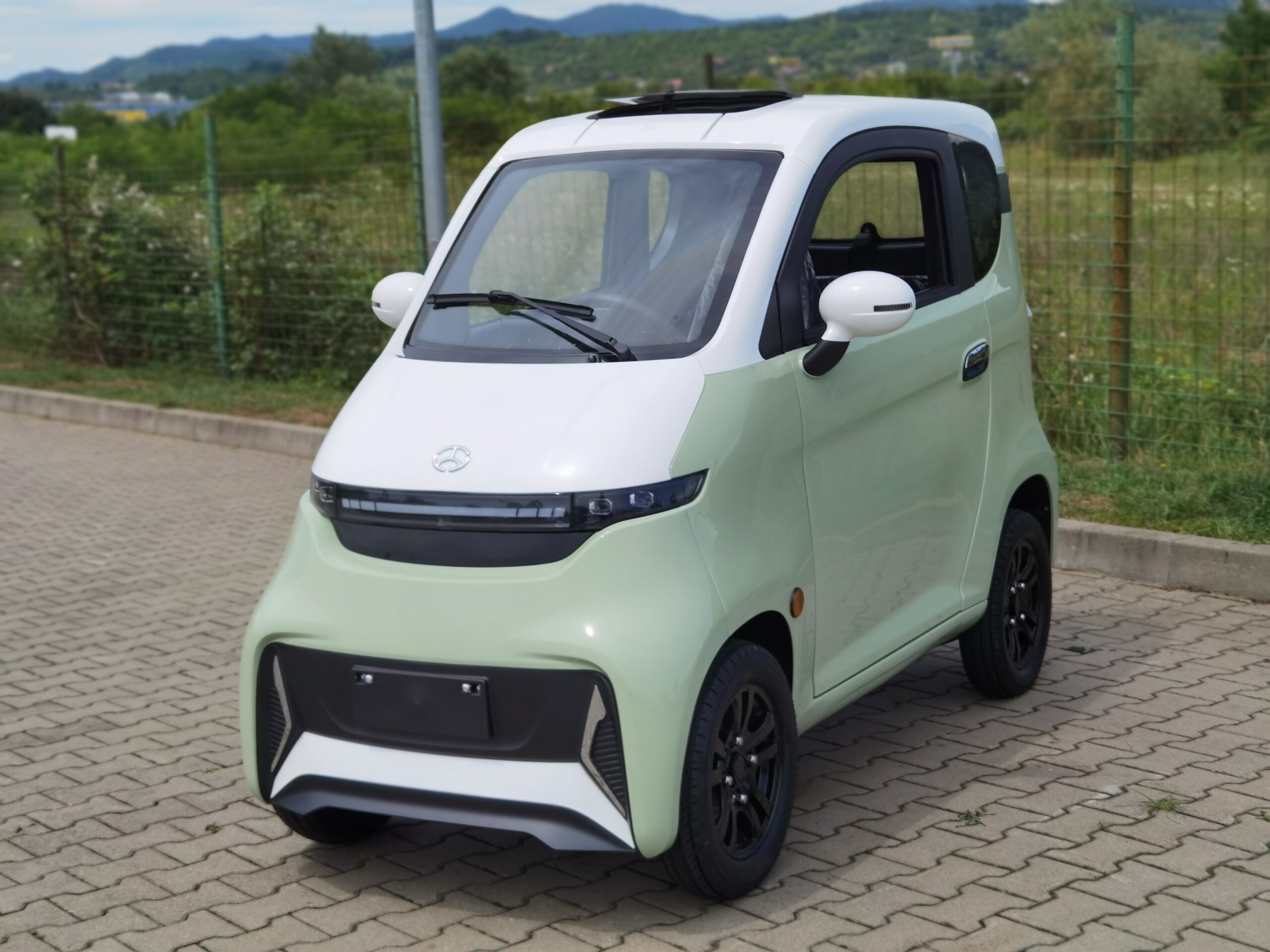 Masina electrica AERA SQ4 verde 3000 W 100 Ah fara permis limitata la 25 km/h - imagine 20