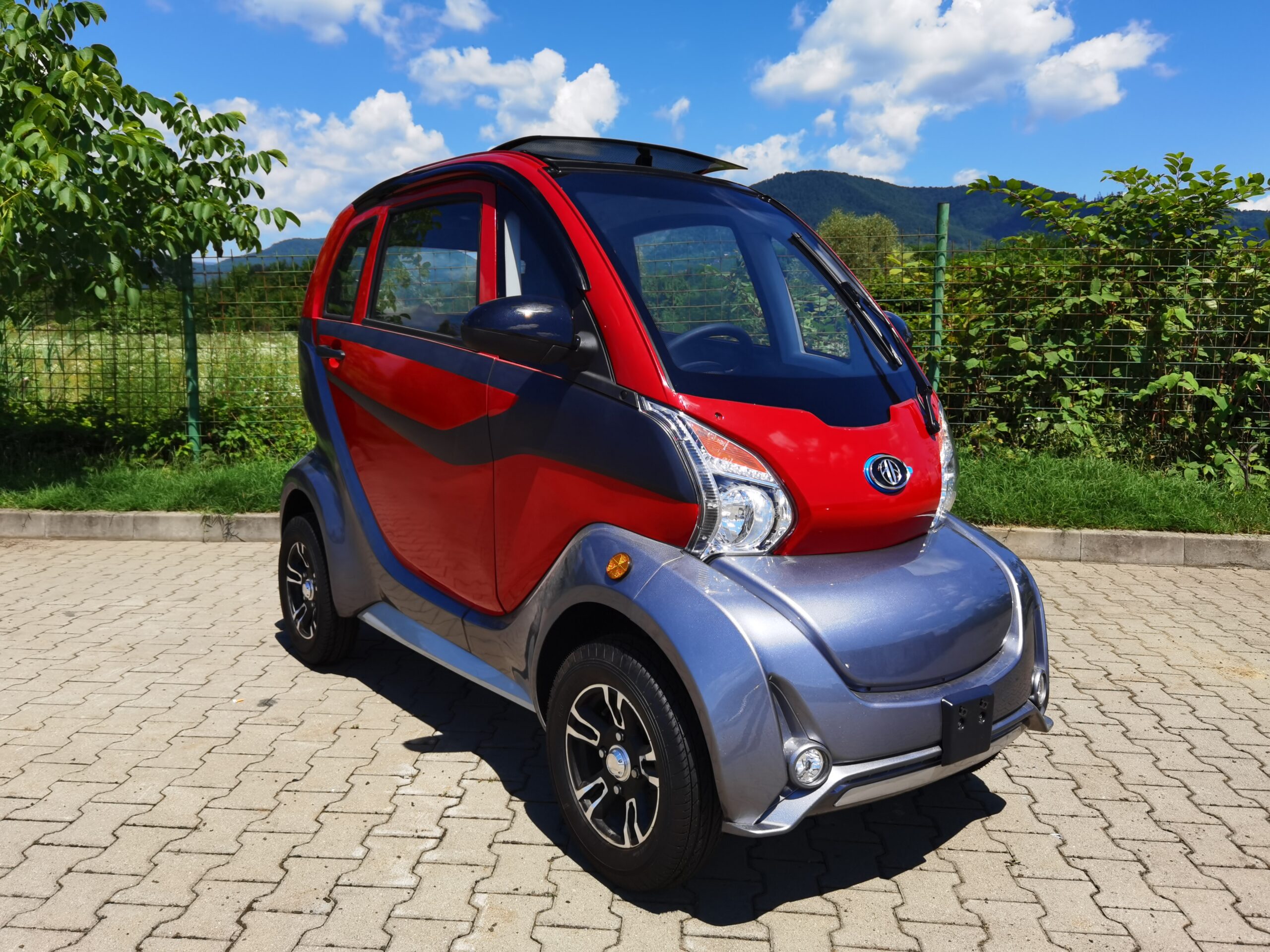 Vehicul electric 1200W AERA X10 rosu fara permis 60V80Ah 25 km/h - imagine 11