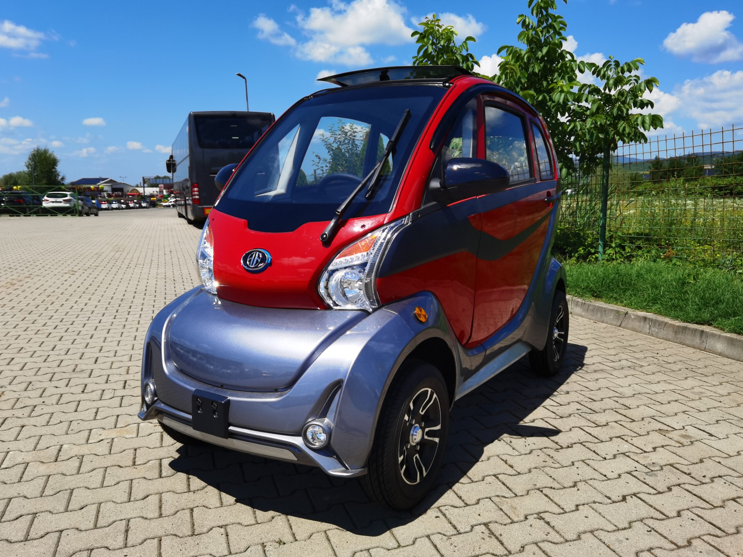 Vehicul electric 1200W AERA X10 rosu fara permis 60V80Ah 25 km/h - imagine 13