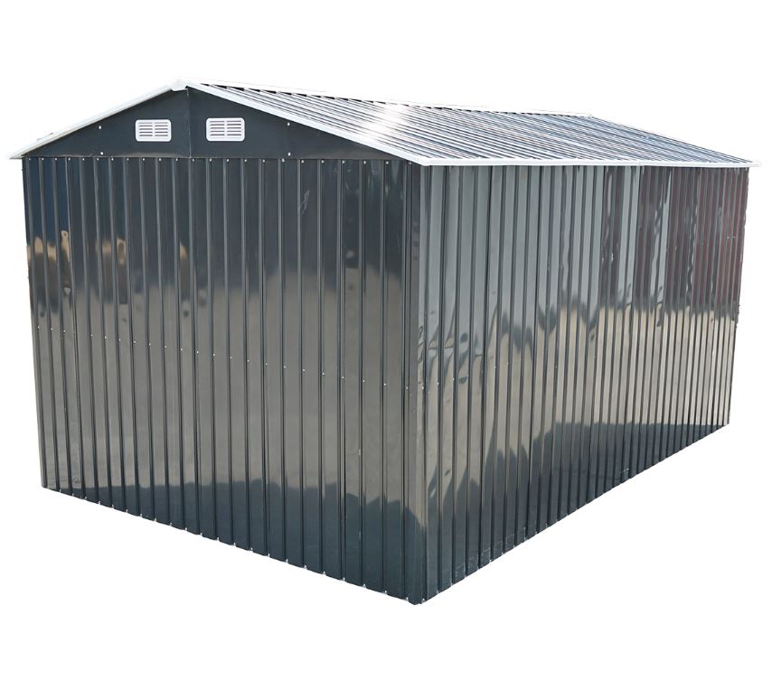 Magazie de gradina metalica 389x260x212cm - imagine 5