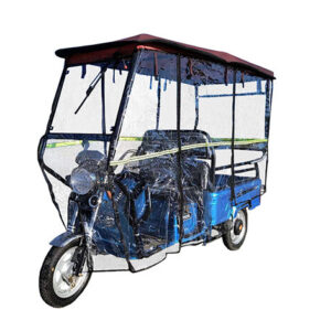 Triciclu electric 650W Thor CITY ECO fara permis 48V20Ah 25km/h cu prelata transparenta