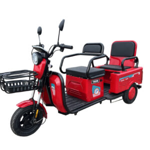 Triciclu electric 600W Thor SX LONG rosu fara permis 48V20Ah 25km/h