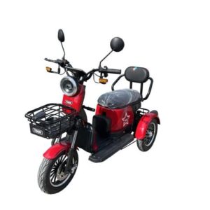 Triciclu electric 1000W Thor TRIXY PRO rosu fara permis 60V20Ah 25km/h