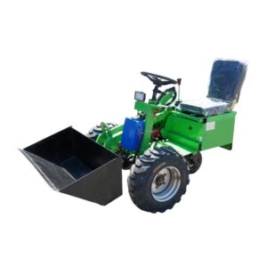 Mini incarcator frontal electric cu 3 roti cu 2 motoare 2200W/1500W