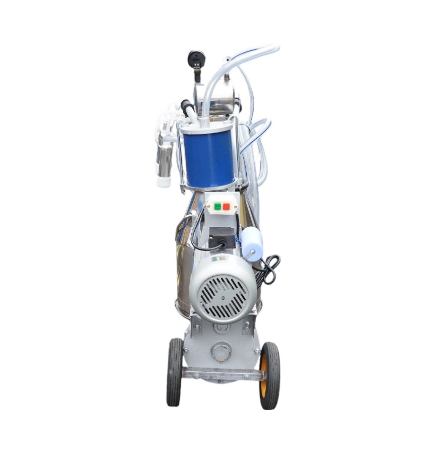Aparat de muls bovine 1 post 550W 220V bidon inox 25L grup de muls cu 4 mansoane - imagine 4