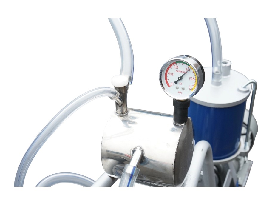 Aparat de muls bovine 1 post 550W 220V bidon inox 25L grup de muls cu 4 mansoane - imagine 7