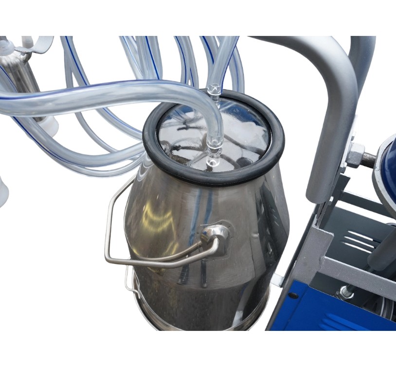 Aparat de muls bovine 1 post 550W 220V bidon inox 25L grup de muls cu 4 mansoane - imagine 9