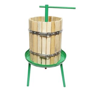 Presa manuala din lemn pentru struguri teasc capacitate 30 L