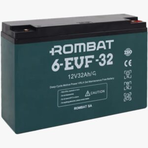 Baterie VRLA cu gel pentru biciclete si tricicluri electrice 12V - 32AH Rombat